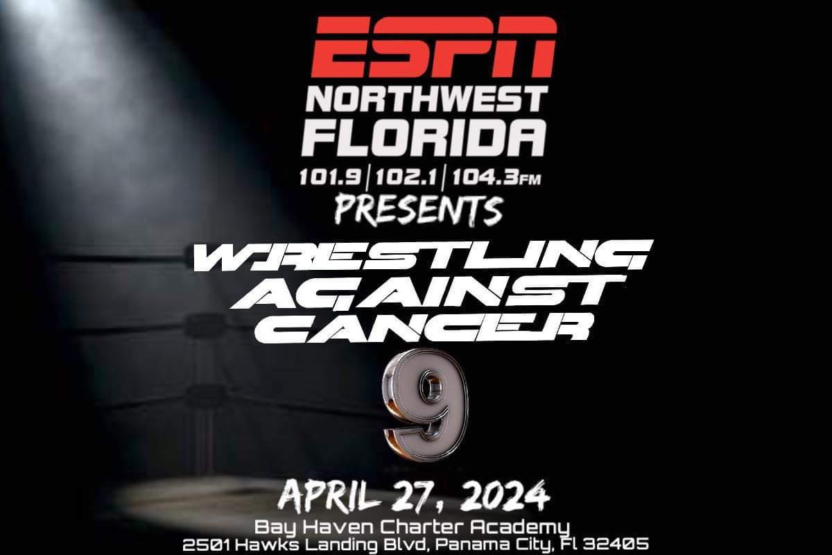 Wrestling against cancer 9 104 3 espn northwest florida panama